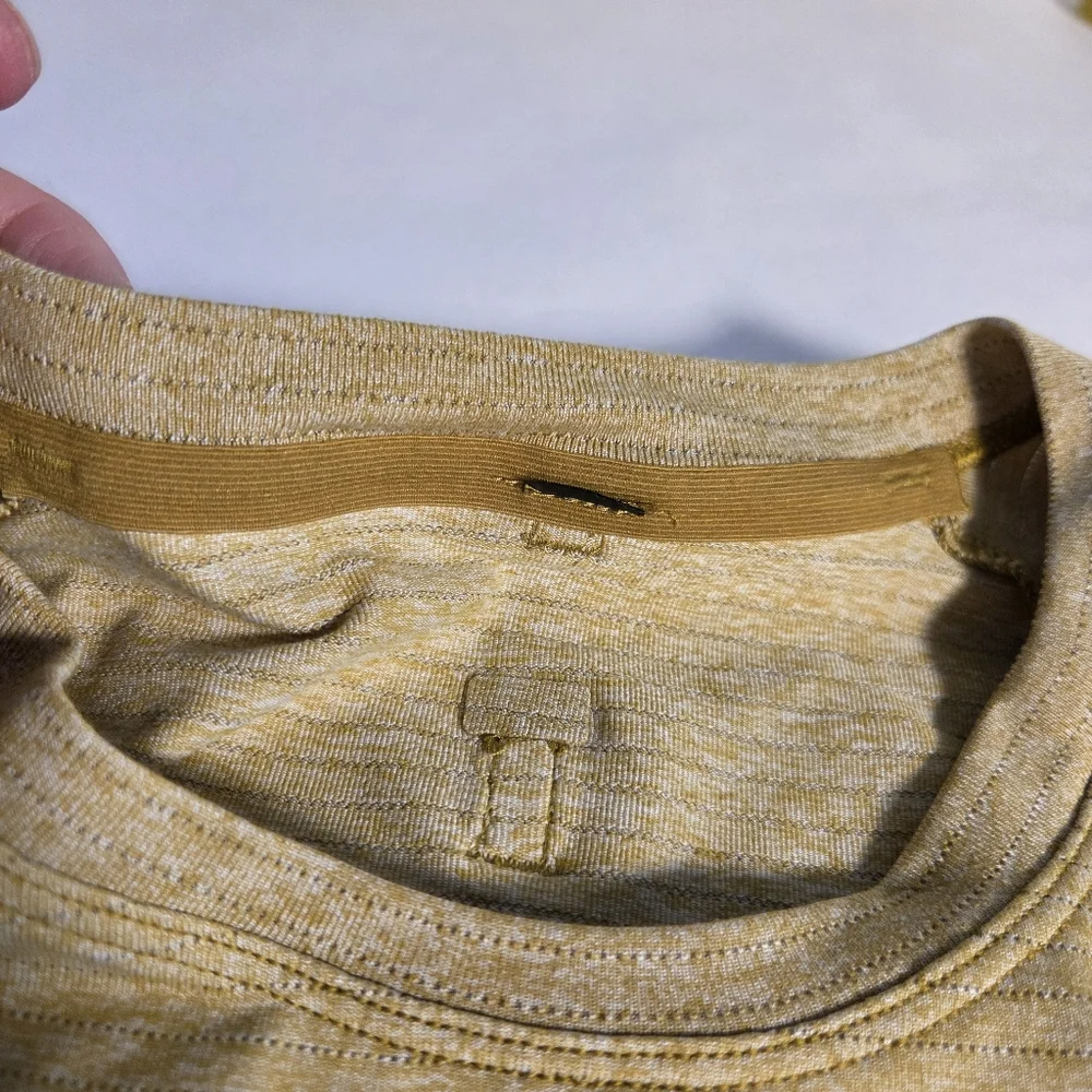 Lululemon Mens Drysense Training Tee Medium Heathered Bronze Green Medium - Picture 14 of 15
